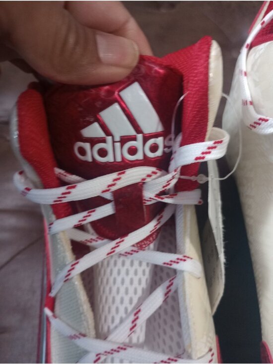 New Adidas Crazyquick 2.0 Mid Soccer/Football Cleats Red & White   Size 15 main image 16